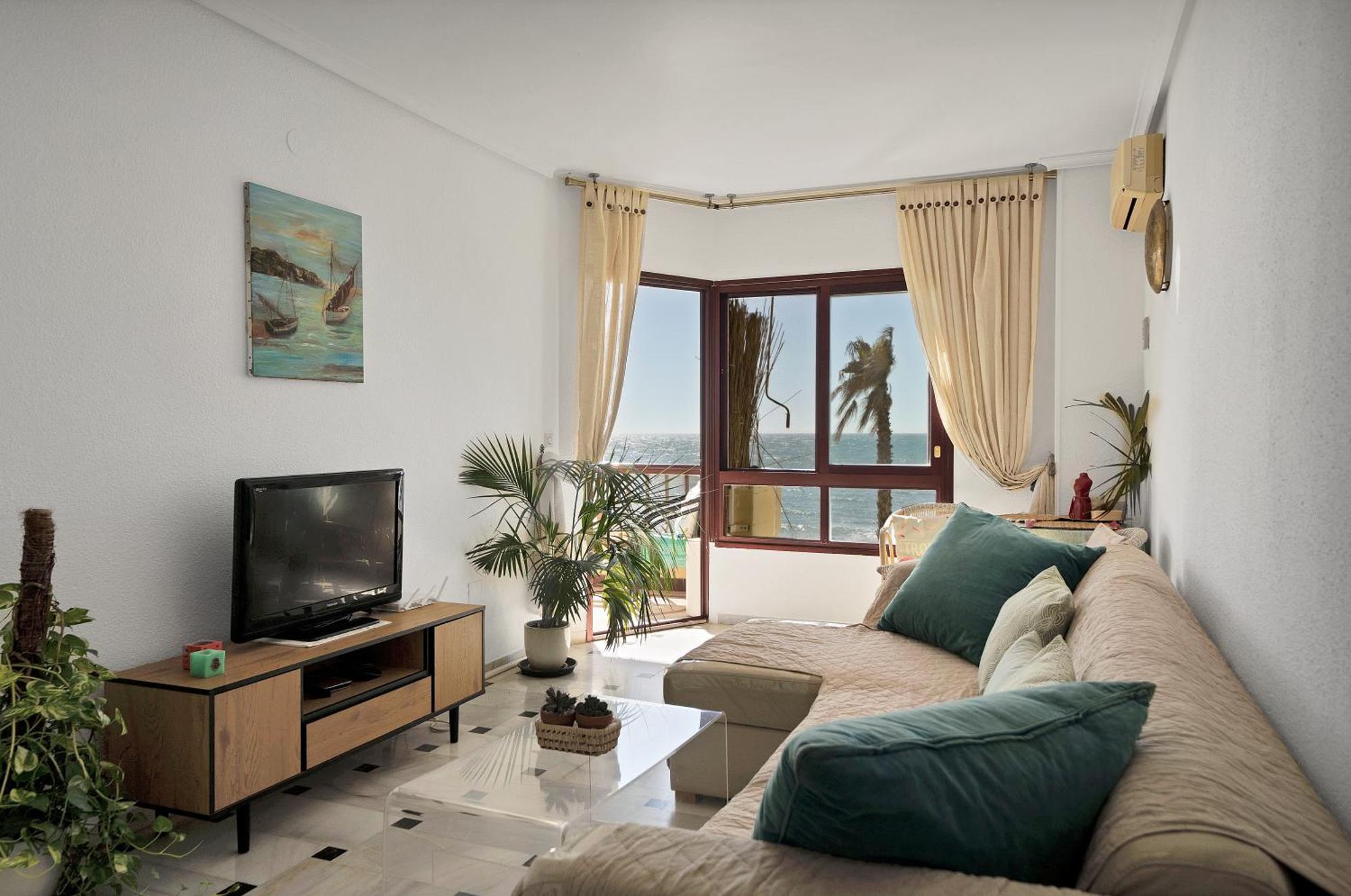 Casa Mar Apartamento Front Beach Con Wifi, Piscina, Padel Y Tenis - Lubina Del Sol Sitio de Calahonda Zewnętrze zdjęcie
