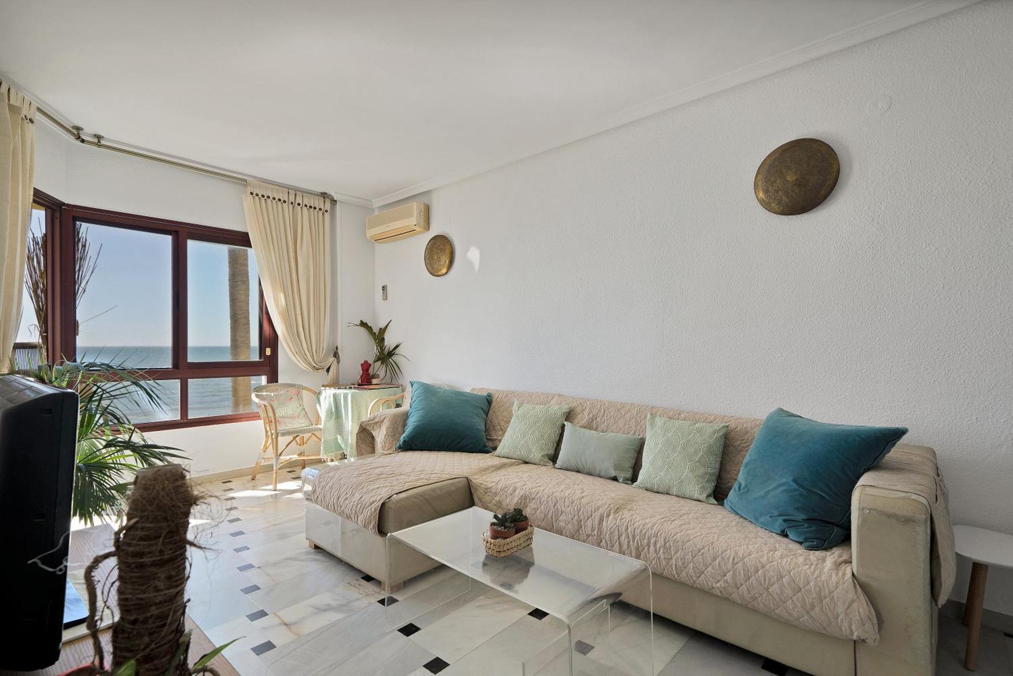 Casa Mar Apartamento Front Beach Con Wifi, Piscina, Padel Y Tenis - Lubina Del Sol Sitio de Calahonda Zewnętrze zdjęcie