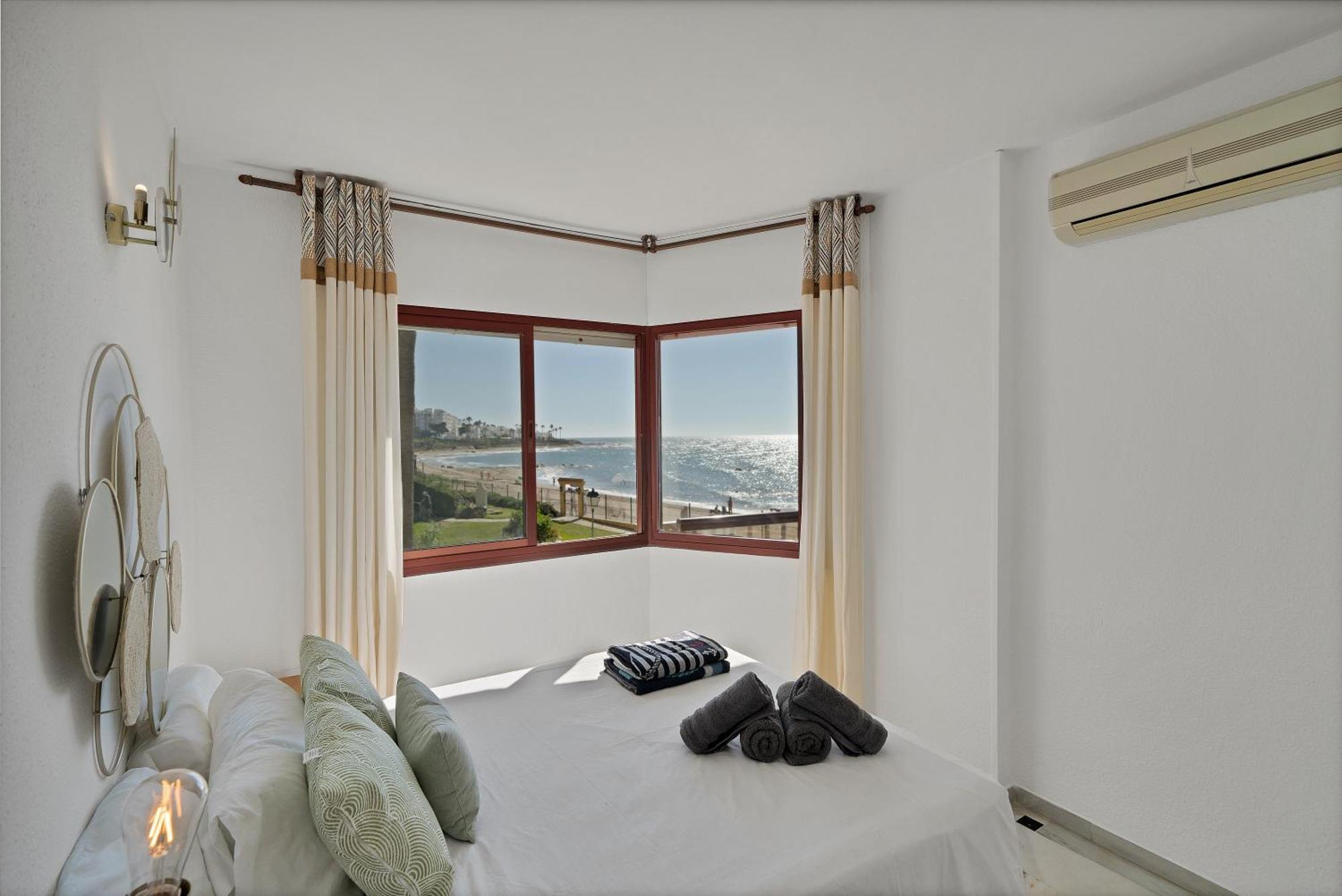 Casa Mar Apartamento Front Beach Con Wifi, Piscina, Padel Y Tenis - Lubina Del Sol Sitio de Calahonda Zewnętrze zdjęcie