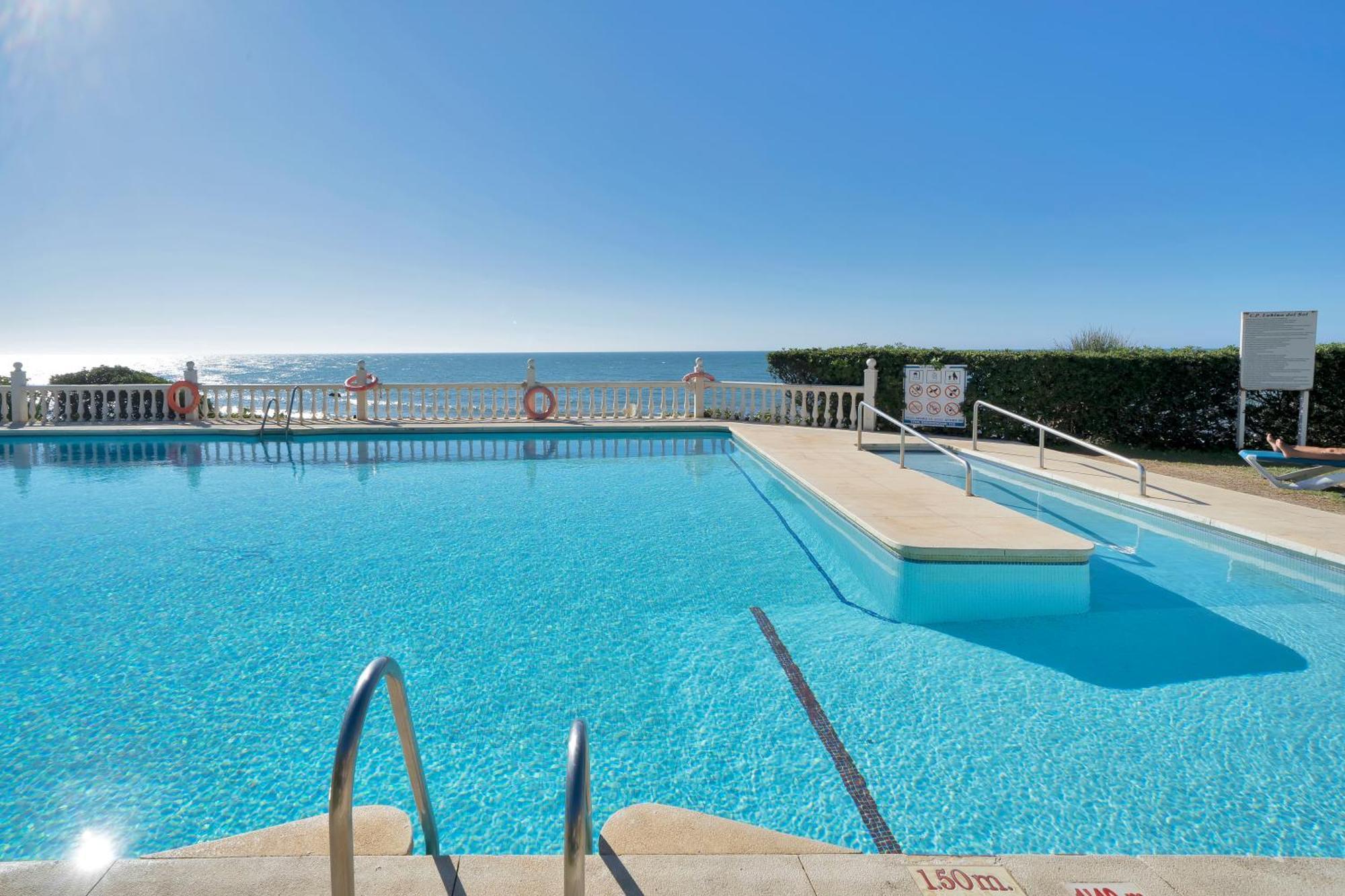Casa Mar Apartamento Front Beach Con Wifi, Piscina, Padel Y Tenis - Lubina Del Sol Sitio de Calahonda Zewnętrze zdjęcie