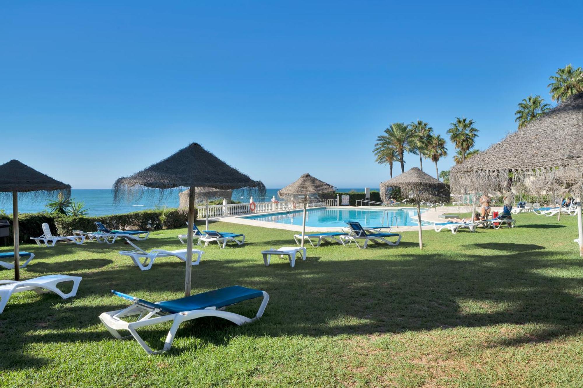 Casa Mar Apartamento Front Beach Con Wifi, Piscina, Padel Y Tenis - Lubina Del Sol Sitio de Calahonda Zewnętrze zdjęcie