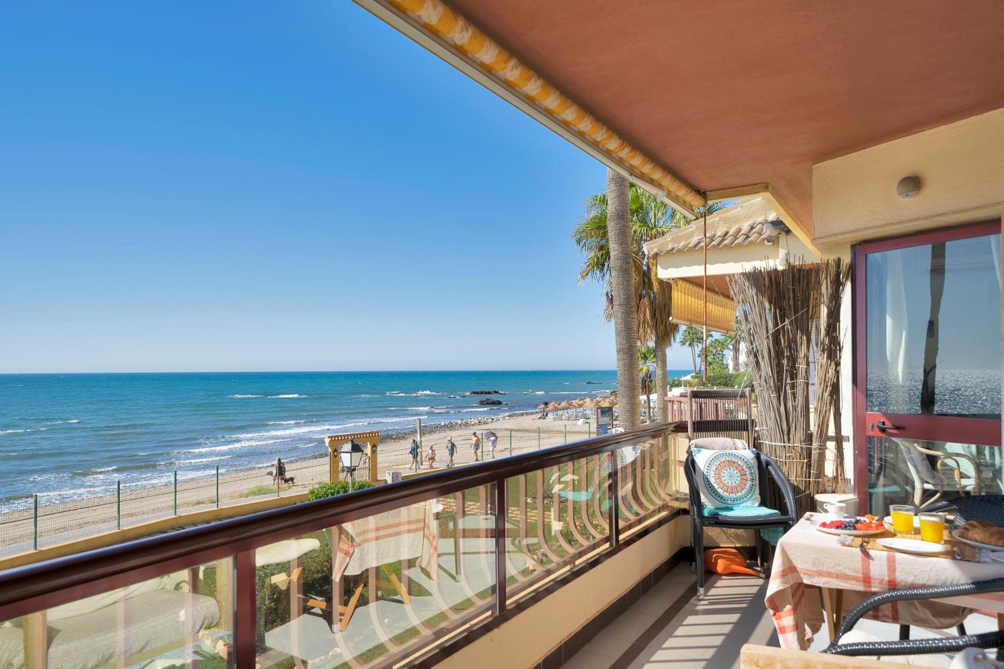 Casa Mar Apartamento Front Beach Con Wifi, Piscina, Padel Y Tenis - Lubina Del Sol Sitio de Calahonda Zewnętrze zdjęcie