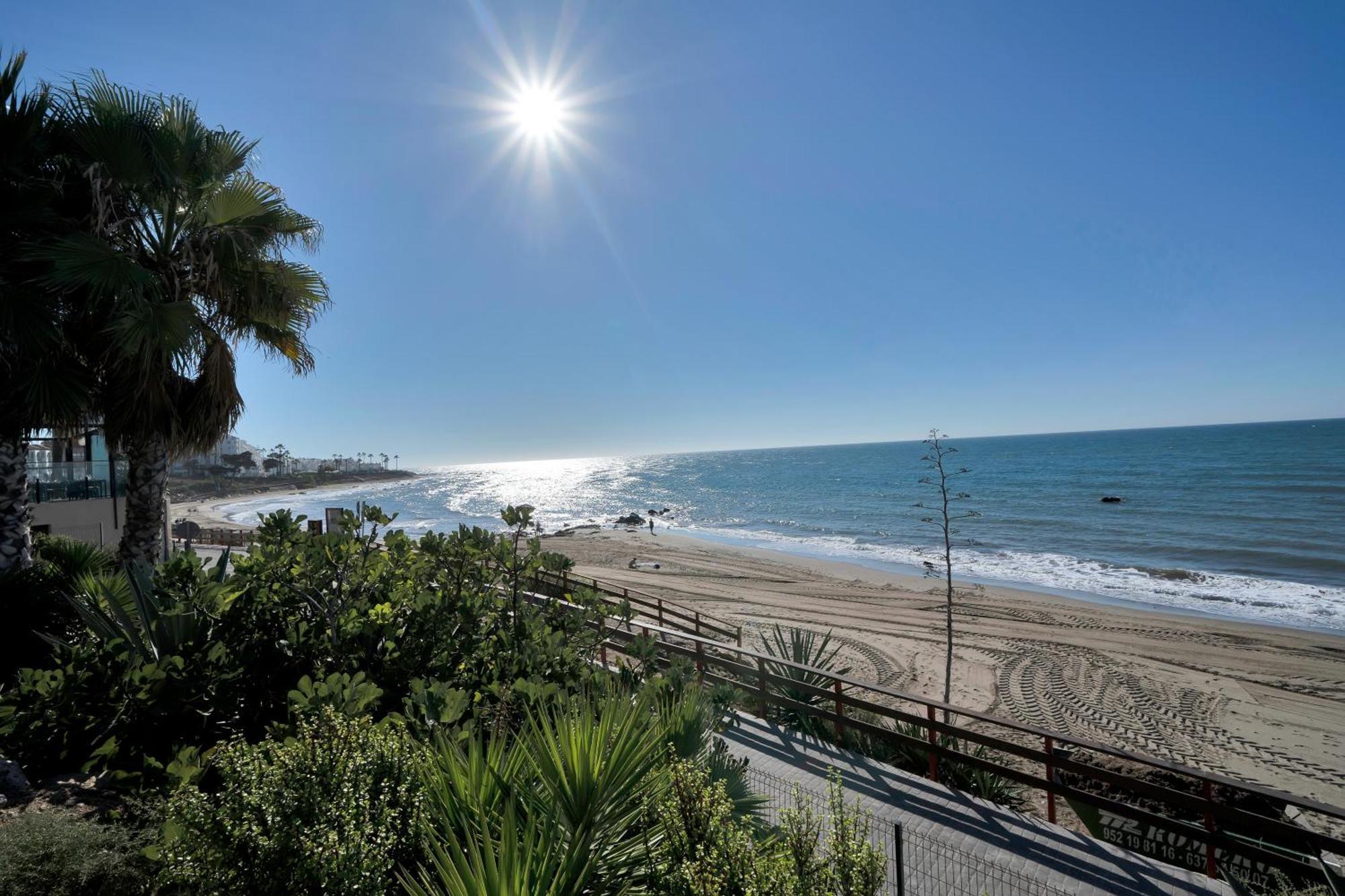 Casa Mar Apartamento Front Beach Con Wifi, Piscina, Padel Y Tenis - Lubina Del Sol Sitio de Calahonda Zewnętrze zdjęcie
