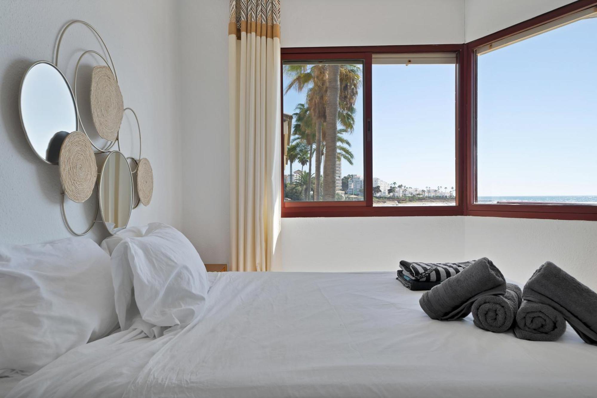 Casa Mar Apartamento Front Beach Con Wifi, Piscina, Padel Y Tenis - Lubina Del Sol Sitio de Calahonda Zewnętrze zdjęcie