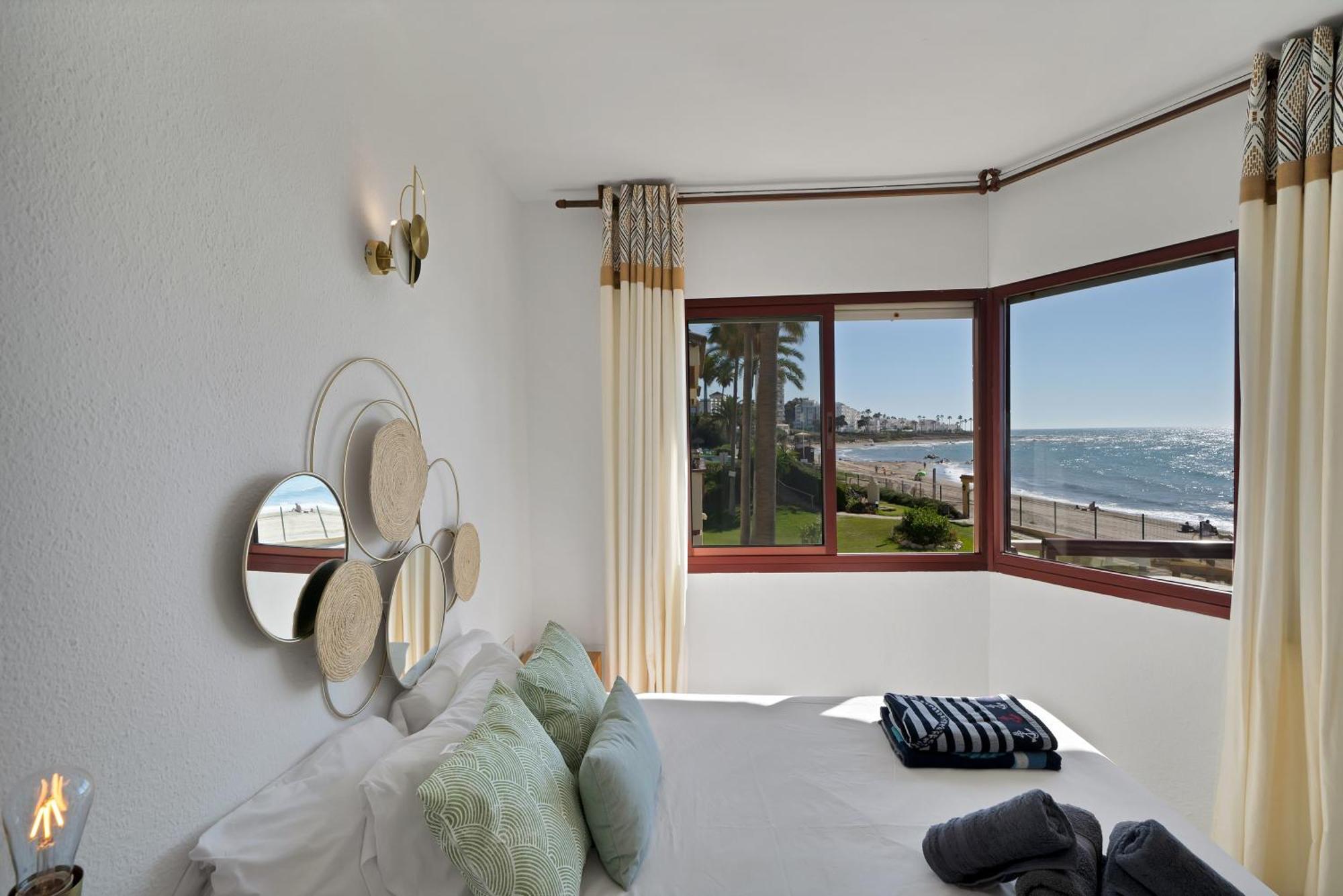 Casa Mar Apartamento Front Beach Con Wifi, Piscina, Padel Y Tenis - Lubina Del Sol Sitio de Calahonda Zewnętrze zdjęcie