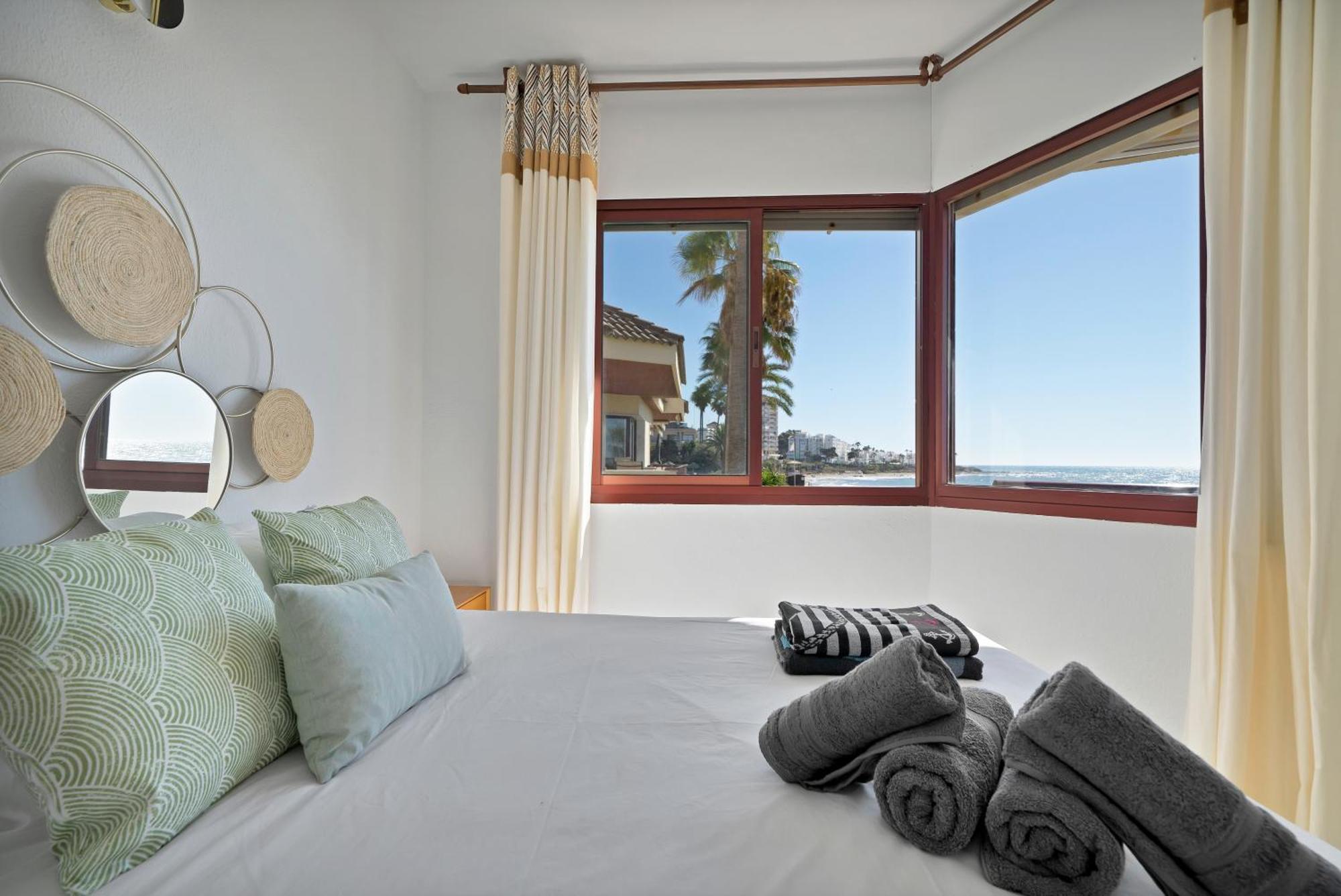 Casa Mar Apartamento Front Beach Con Wifi, Piscina, Padel Y Tenis - Lubina Del Sol Sitio de Calahonda Zewnętrze zdjęcie
